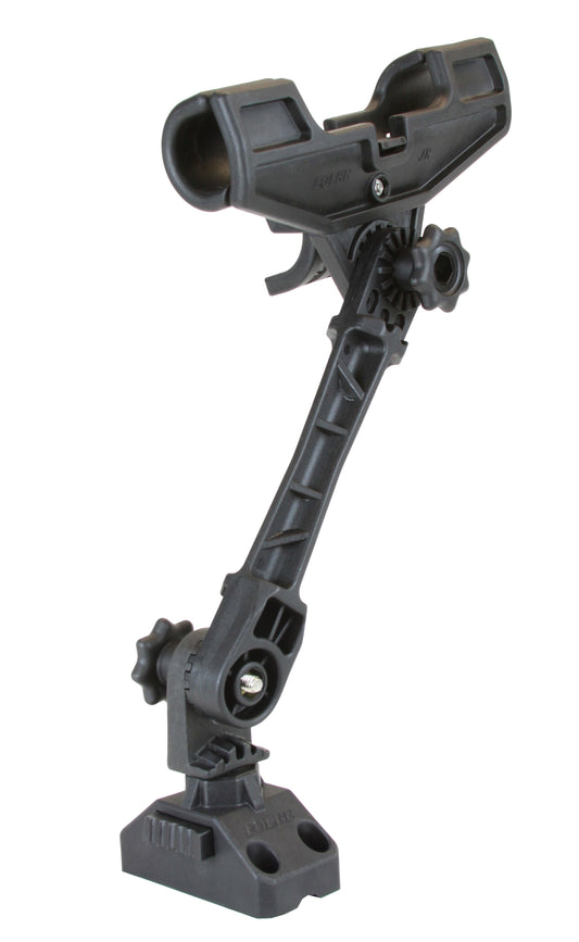 F090 - JR Advantage Adjustable Extended Rod Holder with Pedestal Mount